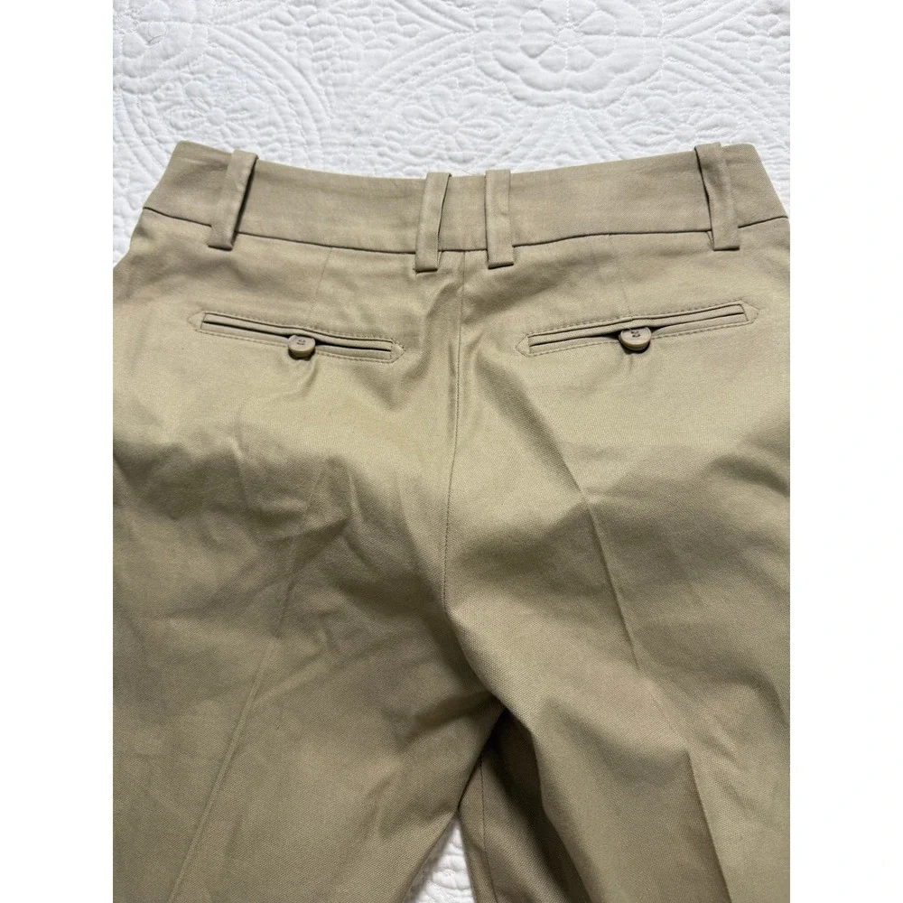 Trina Turk Walking Shorts‎ Women Size 0 Khaki Tan Cotton Blend Tailored Preppy